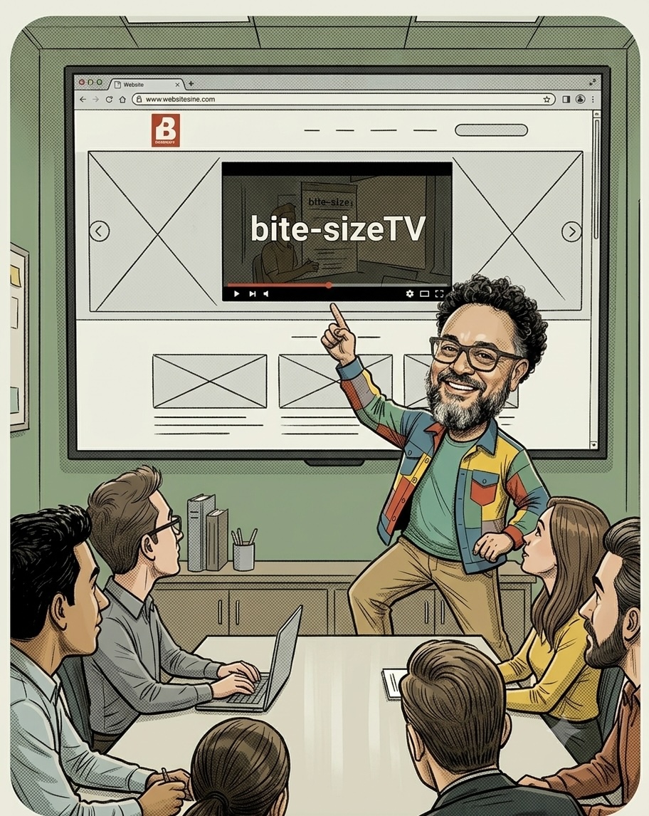 Bite Size TV on iMac G3